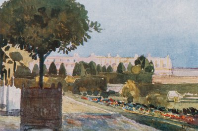 Parterre van Latona, Versailles door Rene Binet